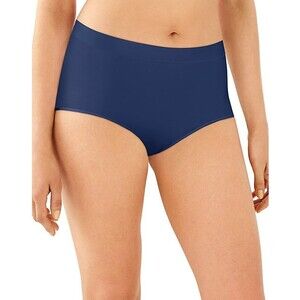 Bali Women's One Smooth U All Over Smoothing Brief Panty Size M Navy
